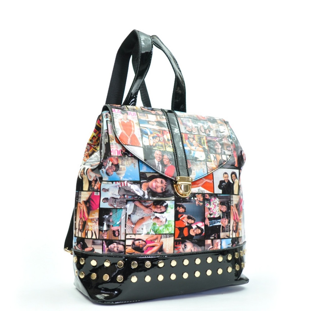 Michelle Obama Backpack With Matching Wallet - Picture 5 of 6